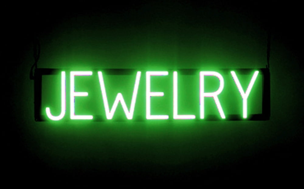 SpellBrite JEWELRY LED Sign for Business. 28.0