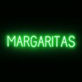 thumbnail image 1 of SpellBrite MARGARITAS LED Sign for Business. 38.7" x 6.3" Green MARGARITAS Sign Has Neon Sign Look With Energy Efficient LED Light Source. Visible from 500+ Feet, 8 Animation Settings., 1 of 4