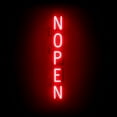 thumbnail image 1 of SpellBrite NOPEN LED Sign for Business. 6.0" x 41.3" Red NOPEN Sign Has Neon Sign Look With Energy Efficient LED Light Source. Visible from 500+ Feet, 8 Animation Settings., 1 of 4
