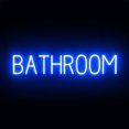 thumbnail image 1 of SpellBrite Neon-LED BATHROOM Sign With Dimming Capability. LED Bathroom Signs for Businesses, Restaurants, and More, 33 inches, Blue, 1 of 4