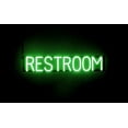 thumbnail image 1 of SpellBrite Neon-LED RESTROOM Sign With Dimming Capability. LED Bathroom Signs for Businesses, Restaurants, and More, 33 inches, Green, 1 of 4
