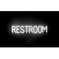 thumbnail image 1 of SpellBrite Neon-LED RESTROOM Sign With Dimming Capability. LED Bathroom Signs for Businesses, Restaurants, and More, 33 inches, White, 1 of 4