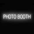 thumbnail image 1 of SpellBrite PHOTO BOOTH LED Sign for Business. 41.6" x 6.3" White PHOTO BOOTH Sign Has Neon Sign Look With Energy Efficient LED Light Source. Visible from 500+ Feet, 8 Animation Settings., 1 of 4