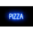 thumbnail image 1 of SpellBrite PIZZA LED Sign for Business. 17.6" x 6.3" Blue PIZZA Sign Has Neon Sign Look With Energy Efficient LED Light Source. Visible from 500+ Feet, 8 Animation Settings., 1 of 4