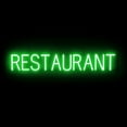 thumbnail image 1 of SpellBrite RESTAURANT LED Sign for Business. 39.3" x 6.3" Green RESTAURANT Sign Has Neon Sign Look With Energy Efficient LED Light Source. Visible from 500+ Feet, 8 Animation Settings., 1 of 4