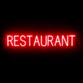 thumbnail image 1 of SpellBrite RESTAURANT LED Sign for Business. 39.3" x 6.3" Red RESTAURANT Sign Has Neon Sign Look With Energy Efficient LED Light Source. Visible from 500+ Feet, 8 Animation Settings., 1 of 4