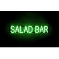 thumbnail image 1 of SpellBrite SALAD BAR LED Sign for Business. 34.3" x 6.3" Green SALAD BAR Sign Has Neon Sign Look With Energy Efficient LED Light Source. Visible from 500+ Feet, 8 Animation Settings., 1 of 4