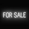 thumbnail image 1 of SpellBrite FOR SALE LED Sign for Business. 29.1" x 6.3" White FOR SALE Sign Has Neon Sign Look With Energy Efficient LED Light Source. Visible from 500+ Feet, 8 Animation Settings., 1 of 4