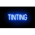 thumbnail image 1 of SpellBrite TINTING LED Sign for Business. 23.0" x 6.3" Blue TINTING Sign Has Neon Sign Look With Energy Efficient LED Light Source. Visible from 500+ Feet, 8 Animation Settings., 1 of 4