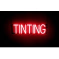 thumbnail image 1 of SpellBrite TINTING LED Sign for Business. 23.0" x 6.3" Red TINTING Sign Has Neon Sign Look With Energy Efficient LED Light Source. Visible from 500+ Feet, 8 Animation Settings., 1 of 4