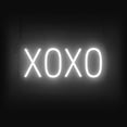 thumbnail image 1 of SpellBrite XOXO LED Sign for Business. 18.1" x 6.3" White XOXO Sign Has Neon Sign Look With Energy Efficient LED Light Source. Visible from 500+ Feet, 8 Animation Settings., 1 of 4
