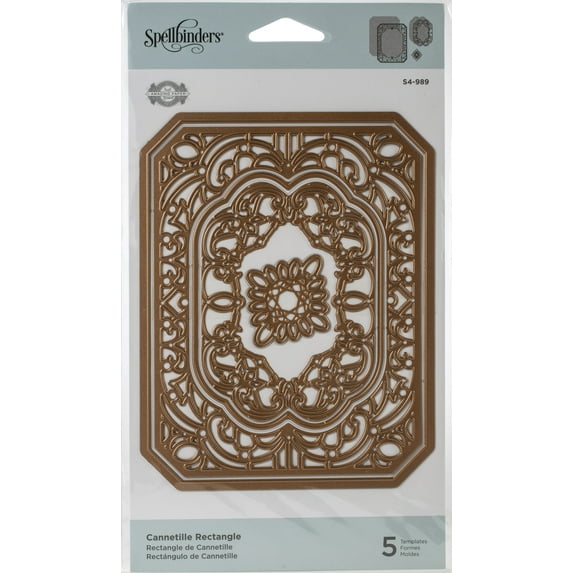 Spellbinders Amazing Paper Grace Nestabilities Dies-Cannetille Rectangle
