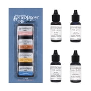 Spellbinders BetterPress LetterPress Desert Sunset Ink Pad & Reinker Bundle
