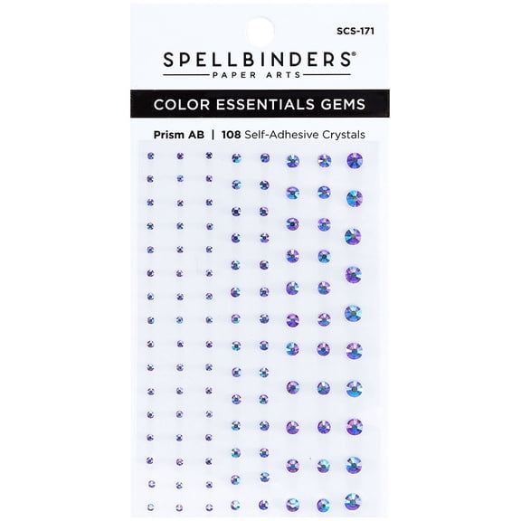 Spellbinders Color Essentials Gems 108/Pkg-Prism