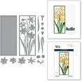 Spellbinders Daffodil Frame by Simon Hurley Etched Dies, Metal