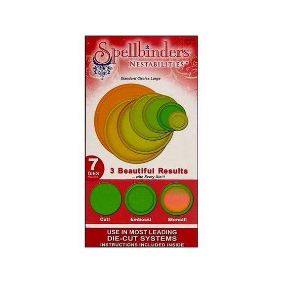 Spellbinders Die Nestabilities Circles Standard Lg