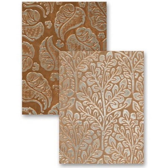 Spellbinders EL-009 M-Bossabilities Reversible Embossing Folder, Flora