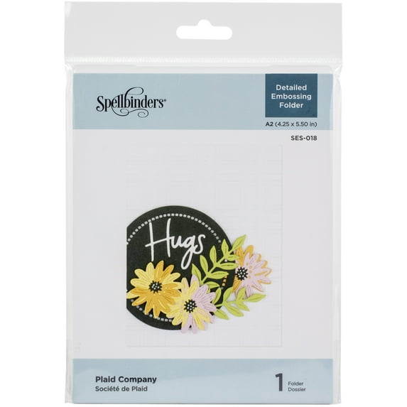 Spellbinders Embossing Folder-Plaid Company