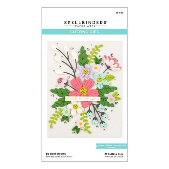 Spellbinders Etched Dies-Be Bold Blooms