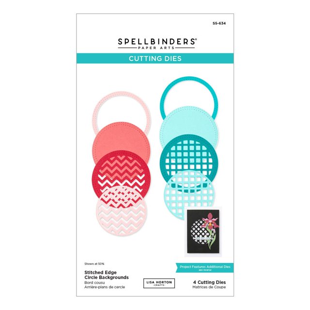 Spellbinders Etched Dies By Lisa HortonStitched Edge Circle