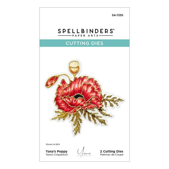 Spellbinders Etched Dies By Yana Smakula-Yana's Poppy