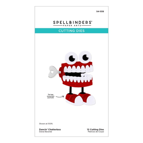 Spellbinders Etched Dies-Dancin' Chatterbox