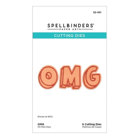 Spellbinders Etched Dies-OMG