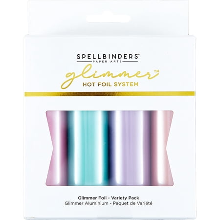 Spellbinders Glimmer Foil Variety Pack 4/Pkg-Satin Pastels