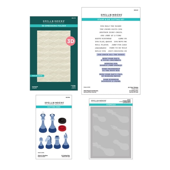Spellbinders I Want It All! Bundle-Checkmate