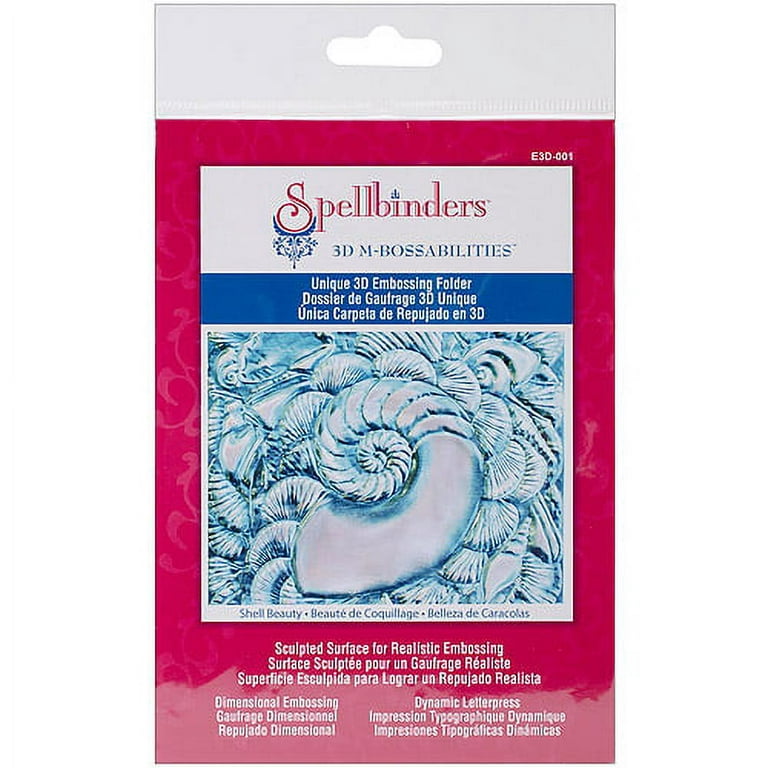 New Spellbinders 3D Embossing Folders and Universal Plate System
