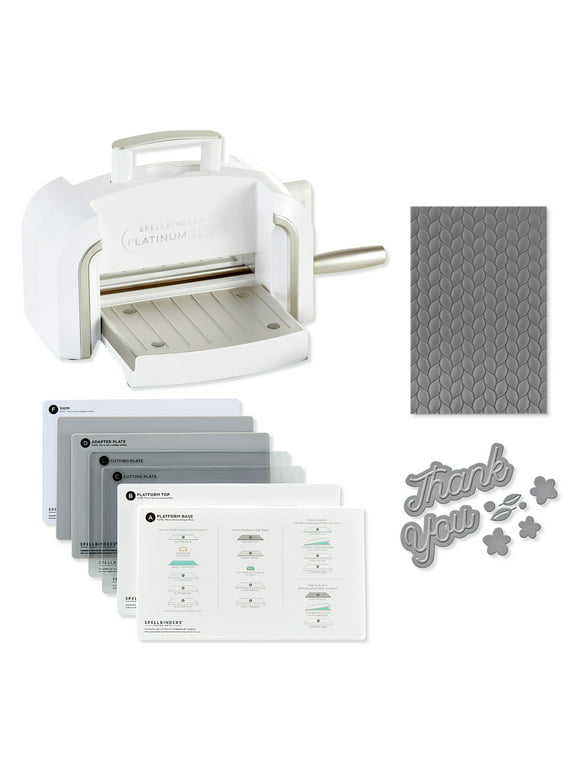 Spellbinders Platinum 6.0 Die Cutting & Emboss Machine plus exclusive die set and embossing folder
