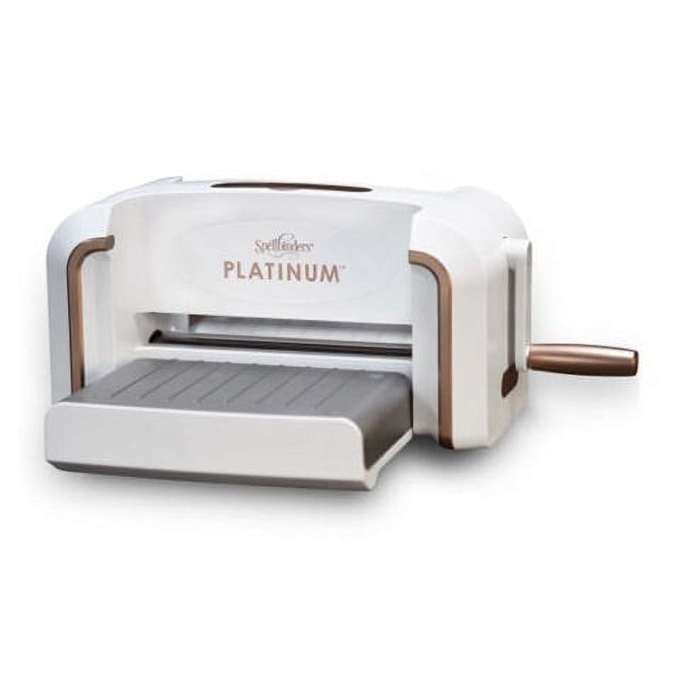  Spellbinders Platinum Die Cutting and Embossing Machine (8.5  Inch Platform + Universal Plate System + Die)