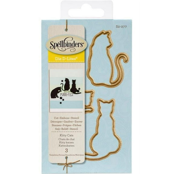 Spellbinders S2277 Kitty Cats Shapeabilities Die D-Lites