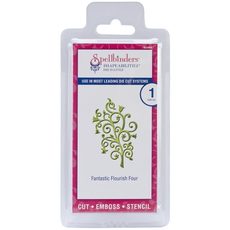 Spellbinders Shapeabilities Die D-Lites-Fantastic Flourish 4