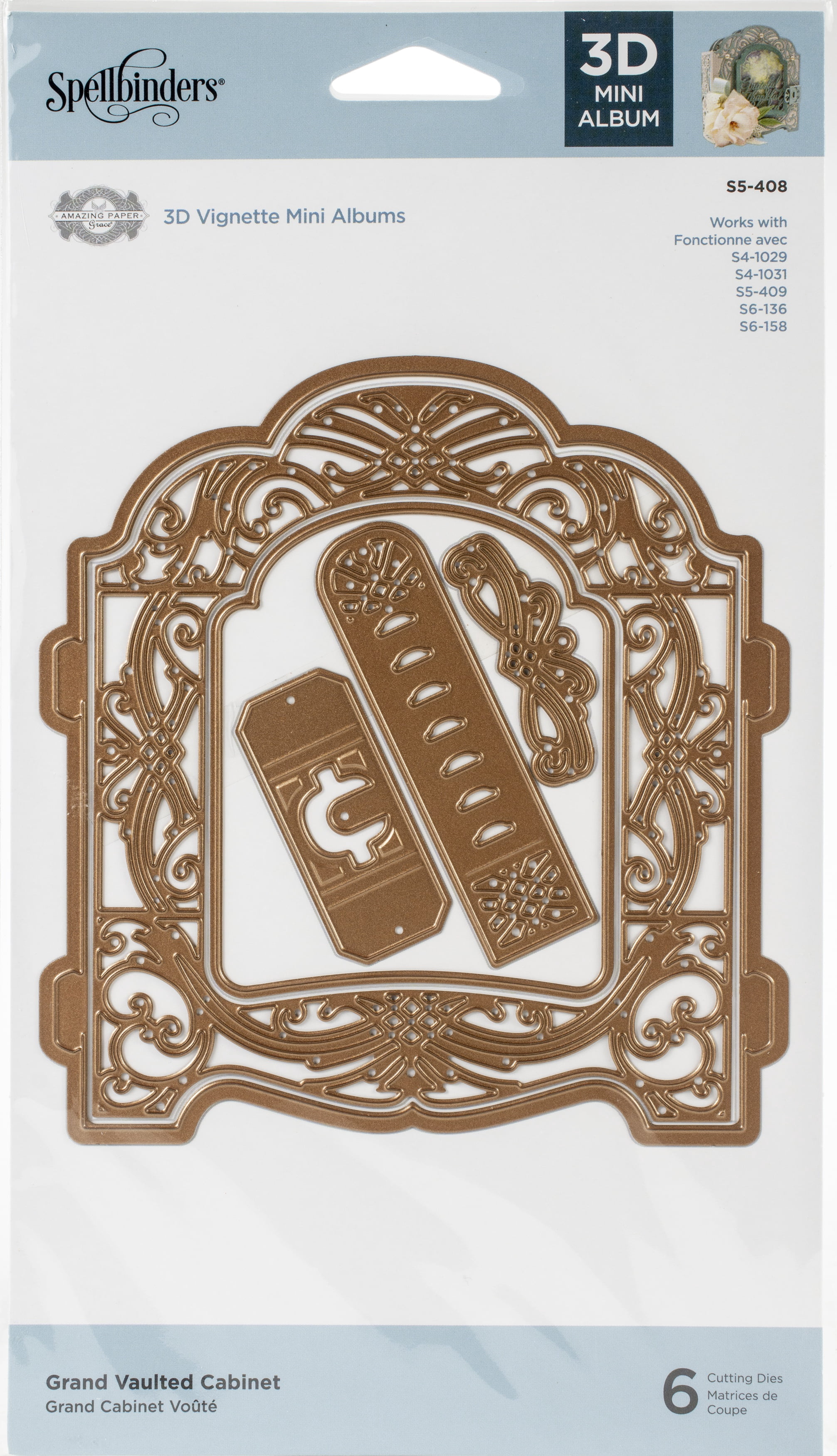 Spellbinders Shapeabilities Dies By Becca Feeken, Grand Vaulted Cabinet ...