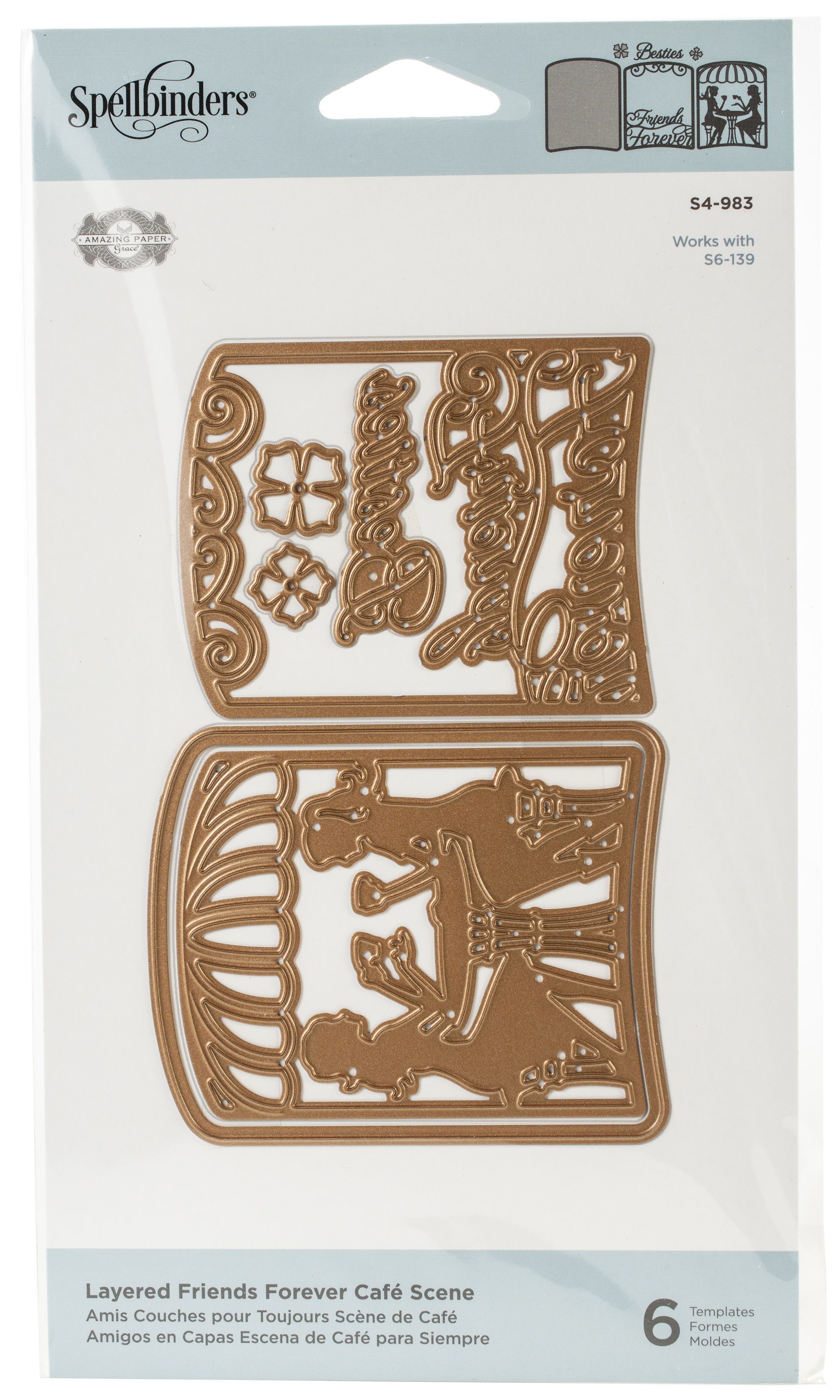 Spellbinders Shapeabilities Dies By Becca Feeken-Layered Friends ...