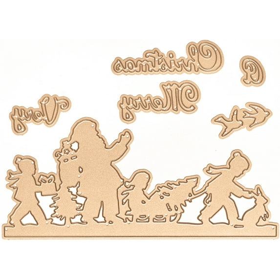 Spellbinders Shapeabilities Dies-Santa Parade