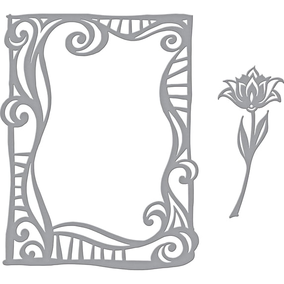 Spellbinders Shapeabilities Dies-Swirl Frame
