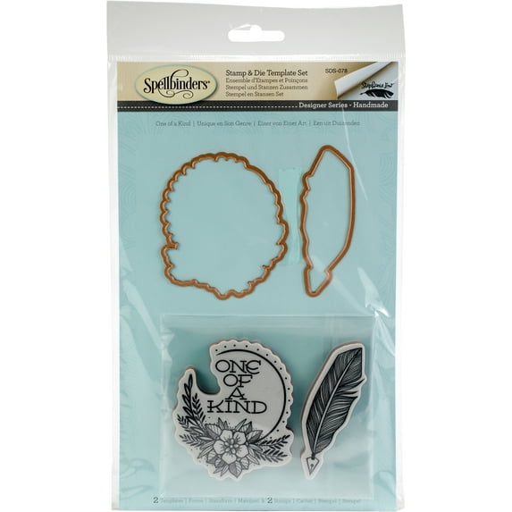 Spellbinders Stamp & Die Set-One Of A Kind