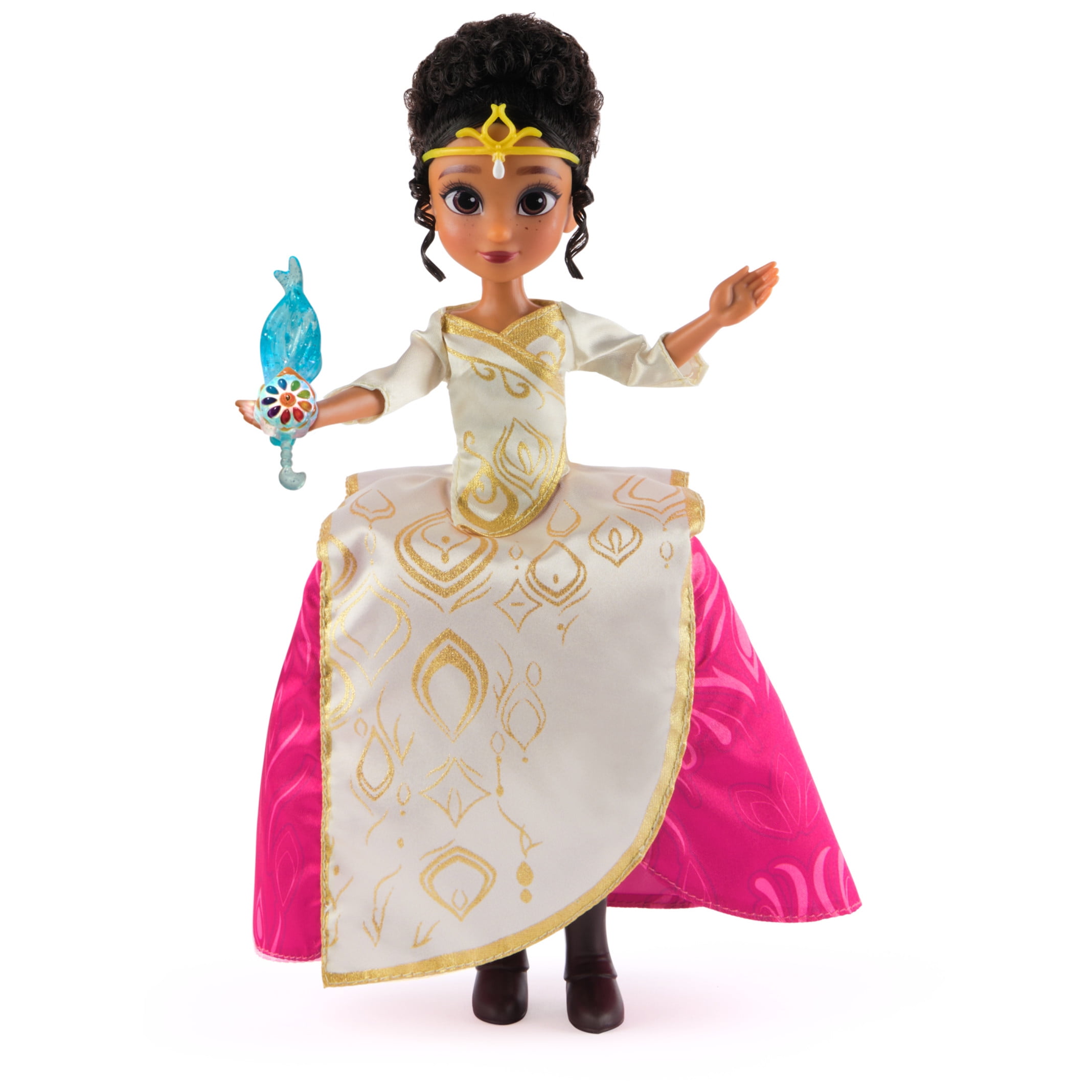 Ellian Singing Princess Doll with Golden Details and Accessories