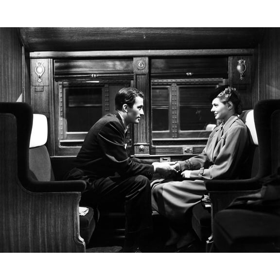 Spellbound Gregory Peck Ingrid Bergman 1945 Photo Print (14 x 11)