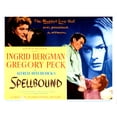 thumbnail image 1 of Spellbound Us Lobbycard Ingrid Bergman Gregory Peck 1945 Movie Poster Masterprint (28 x 22), 1 of 1
