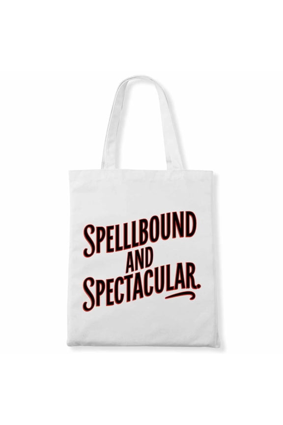 Spellbound and spectacular. Costume Halloween Matching Couple Canvas Bag 2Pcs