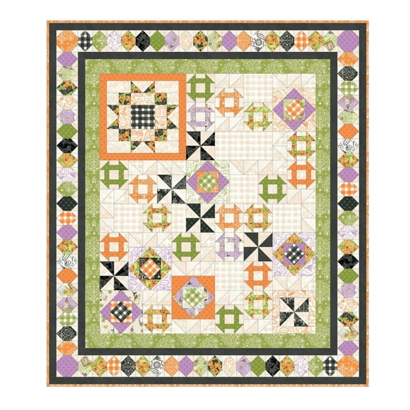 Spellcaster's Garden Quilt Kit 66 1/2 in x 72 1/2in