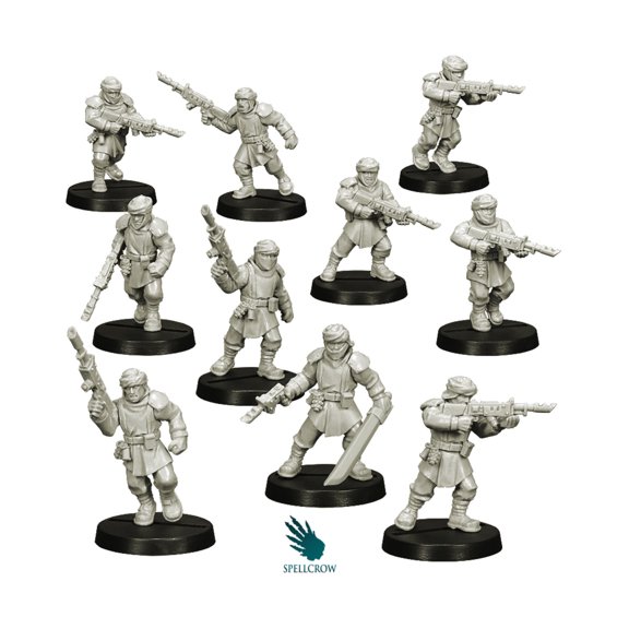 Spellcrow Desert Guards Unit New