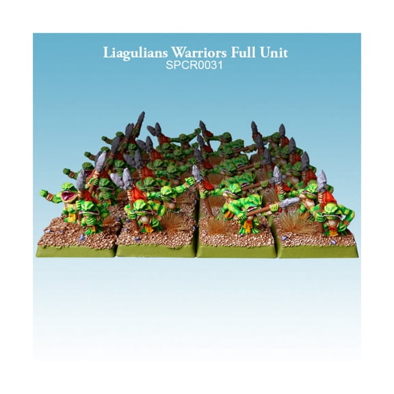 Spellcrow Liagulians Warriors Full Unit New