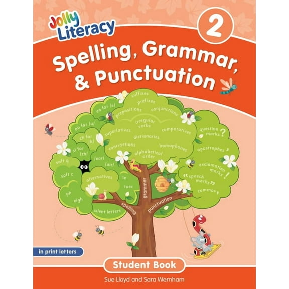 Spelling, Grammar, & Punctuation Student Book 2: In Print Letters (American English Edition), (Paperback)