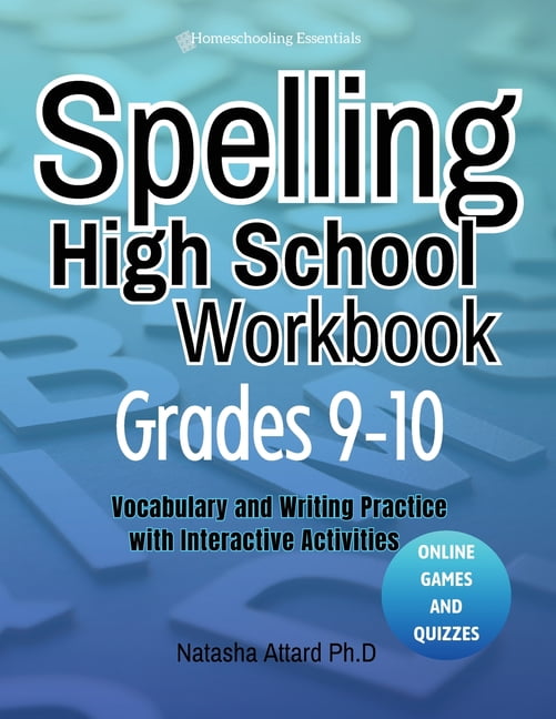 Spelling High School Grades 910 Vocabulary and Writing Practice with