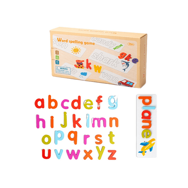 Spelling Learning Toy - CVC Word Builder with Sight Words Flash Cards, Educational