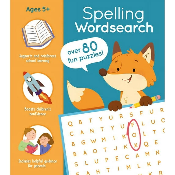 Spelling Wordsearch: Over 80 Fun Puzzles!, (Paperback)